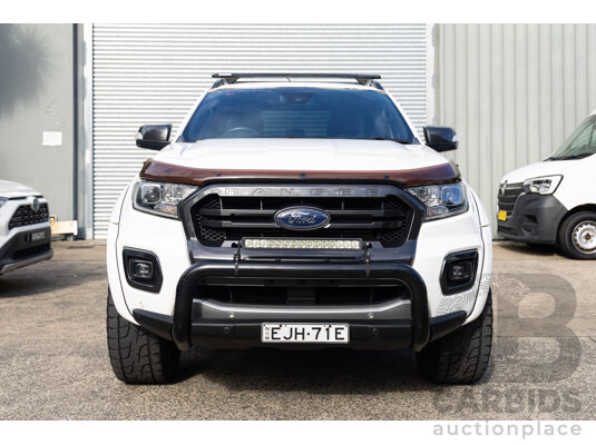 1660484 · 07/2020 Ford Ranger WILDTRAK 2.0 (4x4) 4x4 PX MKIII MY20.75 Double Cab P/Up White 2.0L