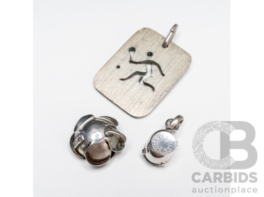 1660549 · Collection of 925 Sterling Silver Pendants - Lot of 3