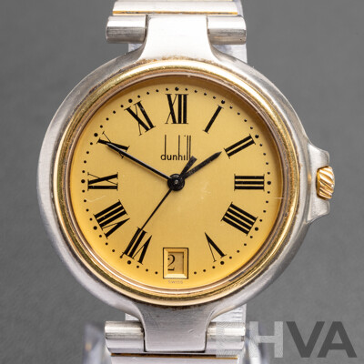 Vintage Dunhill Swiss Made Quartz Movement Wristwatch - 6 41139