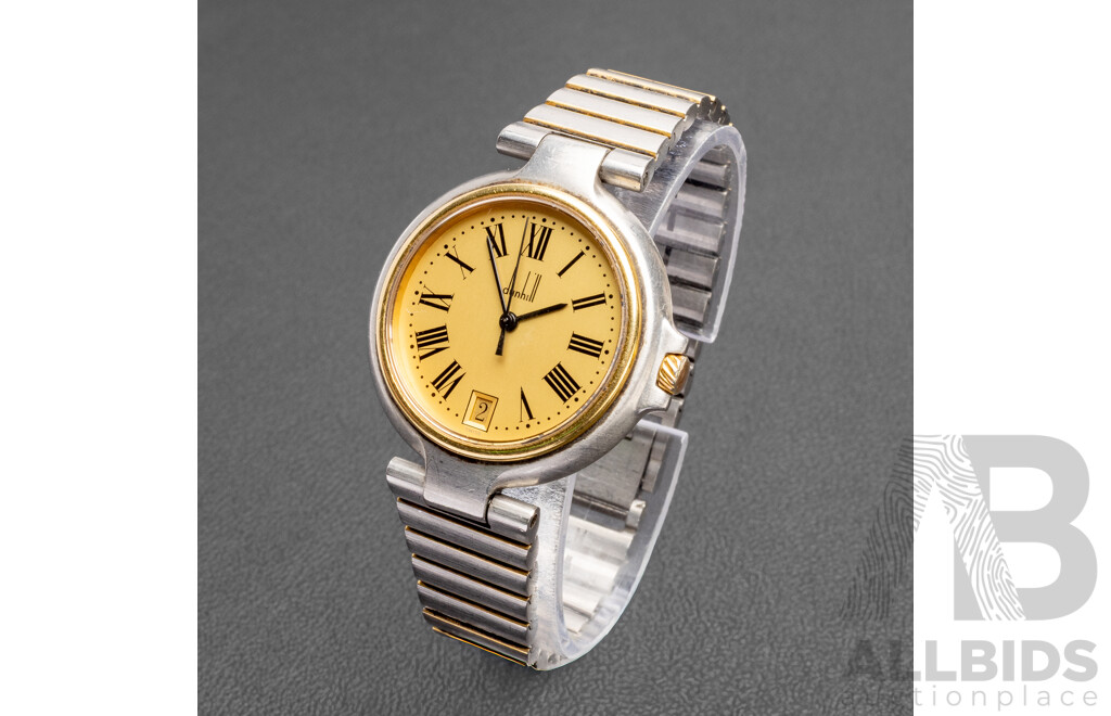 Vintage Dunhill Swiss Made Quartz Movement Wristwatch - 6 41139