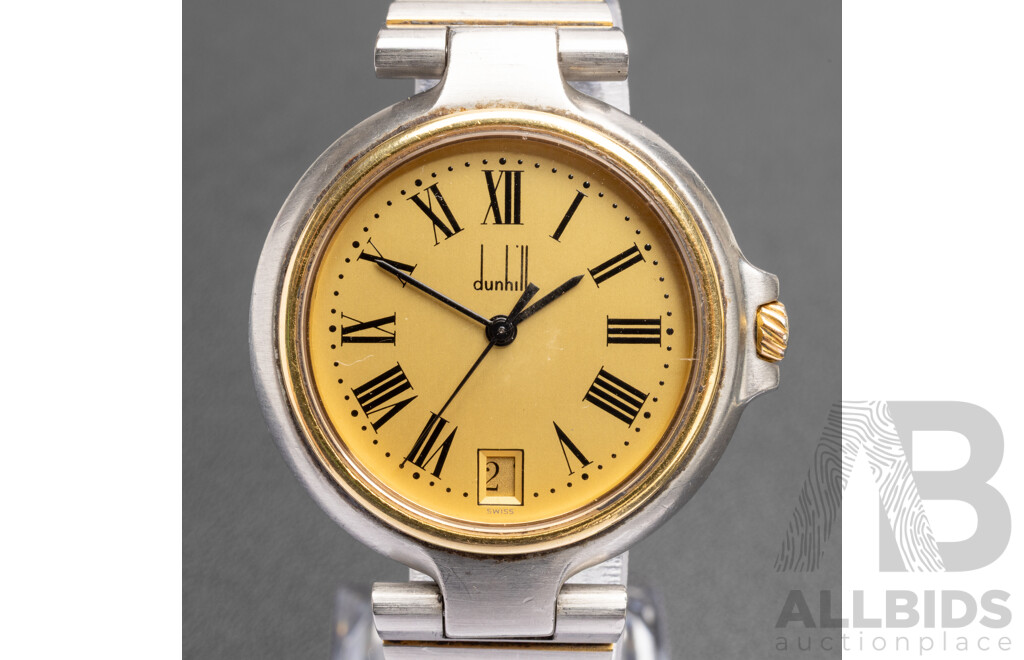 Vintage Dunhill Swiss Made Quartz Movement Wristwatch - 6 41139