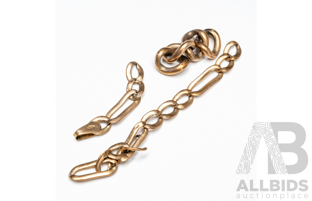 9ct Yellow Gold Scrap Chain - 2.81gms