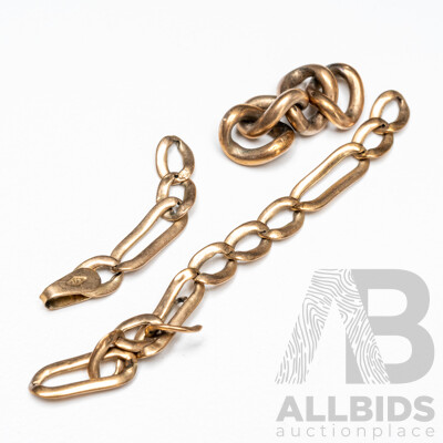 9ct Yellow Gold Scrap Chain - 2.81gms