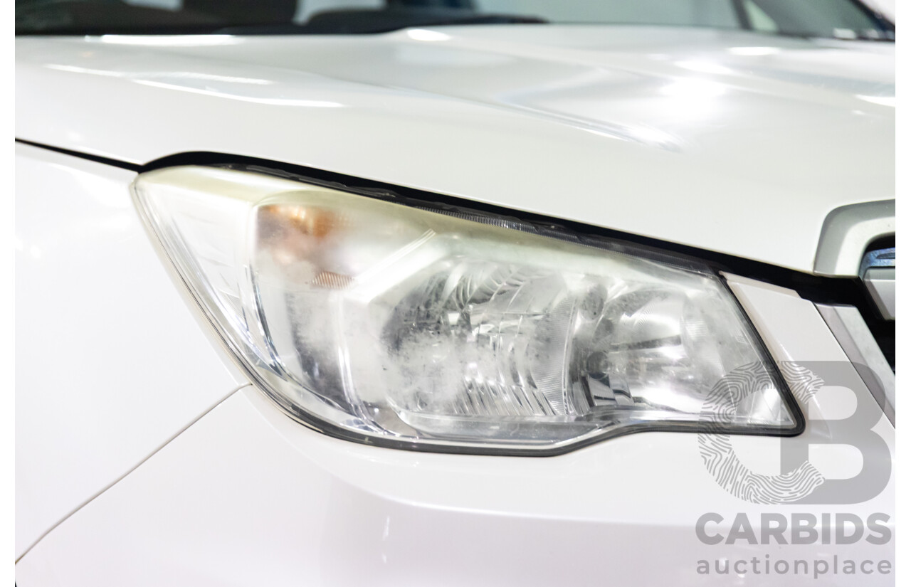 3/2014 Subaru Forester 2.5i MY14 4d Wagon White 2.5L