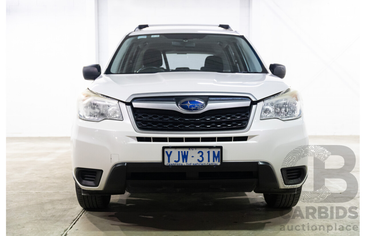 3/2014 Subaru Forester 2.5i MY14 4d Wagon White 2.5L