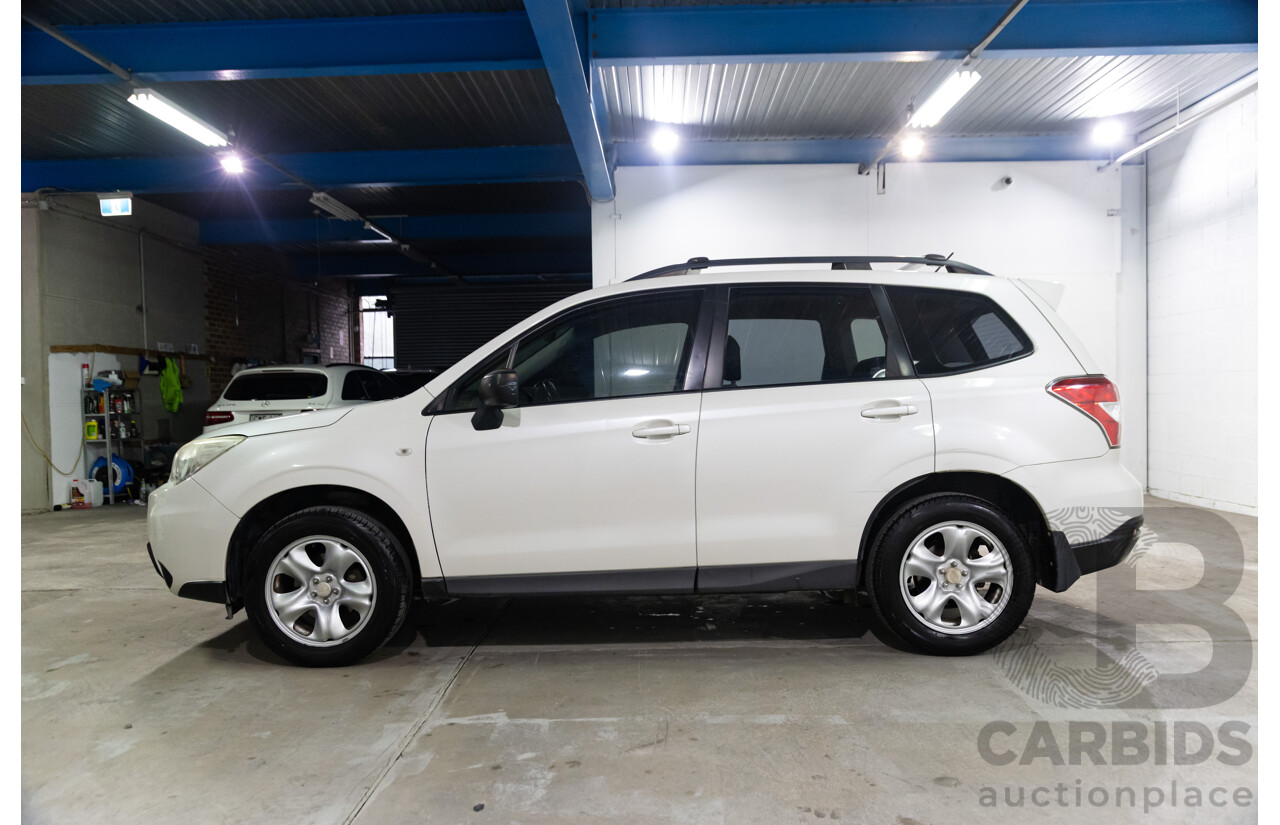 3/2014 Subaru Forester 2.5i MY14 4d Wagon White 2.5L