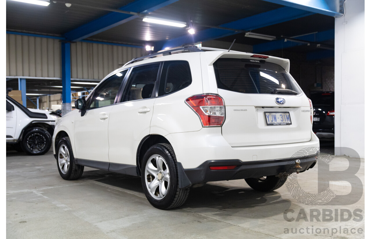 3/2014 Subaru Forester 2.5i MY14 4d Wagon White 2.5L