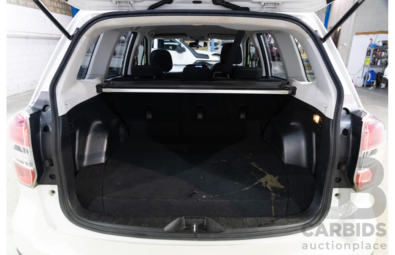 3/2014 Subaru Forester 2.5i MY14 4d Wagon White 2.5L