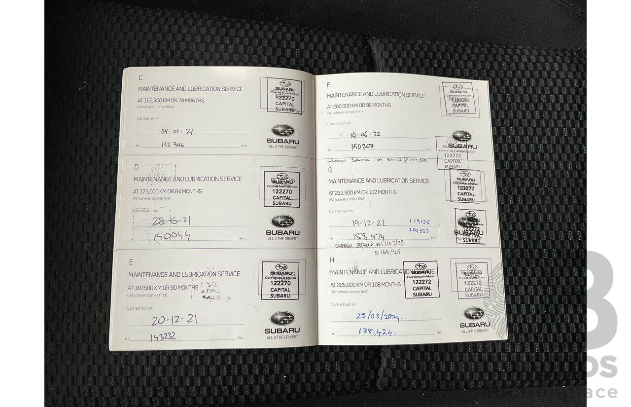3/2014 Subaru Forester 2.5i MY14 4d Wagon White 2.5L