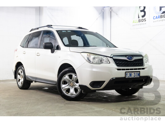 3/2014 Subaru Forester 2.5i MY14 4d Wagon White 2.5L