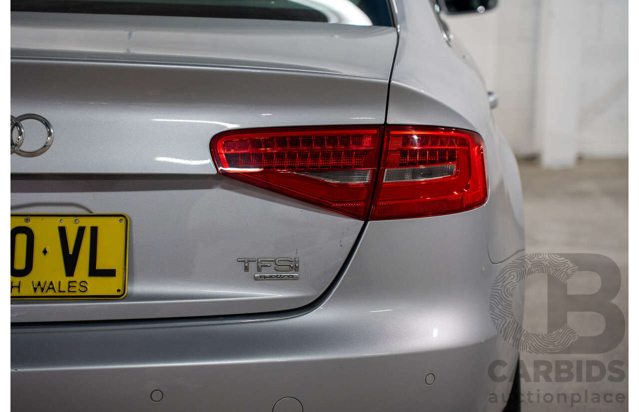 1/2014 Audi A4 2.0 TFSI Quattro B8 (8K) MY14 4d Sedan Floret Silver Metallic 2.0L