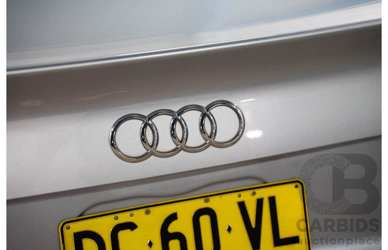 1/2014 Audi A4 2.0 TFSI Quattro B8 (8K) MY14 4d Sedan Floret Silver Metallic 2.0L