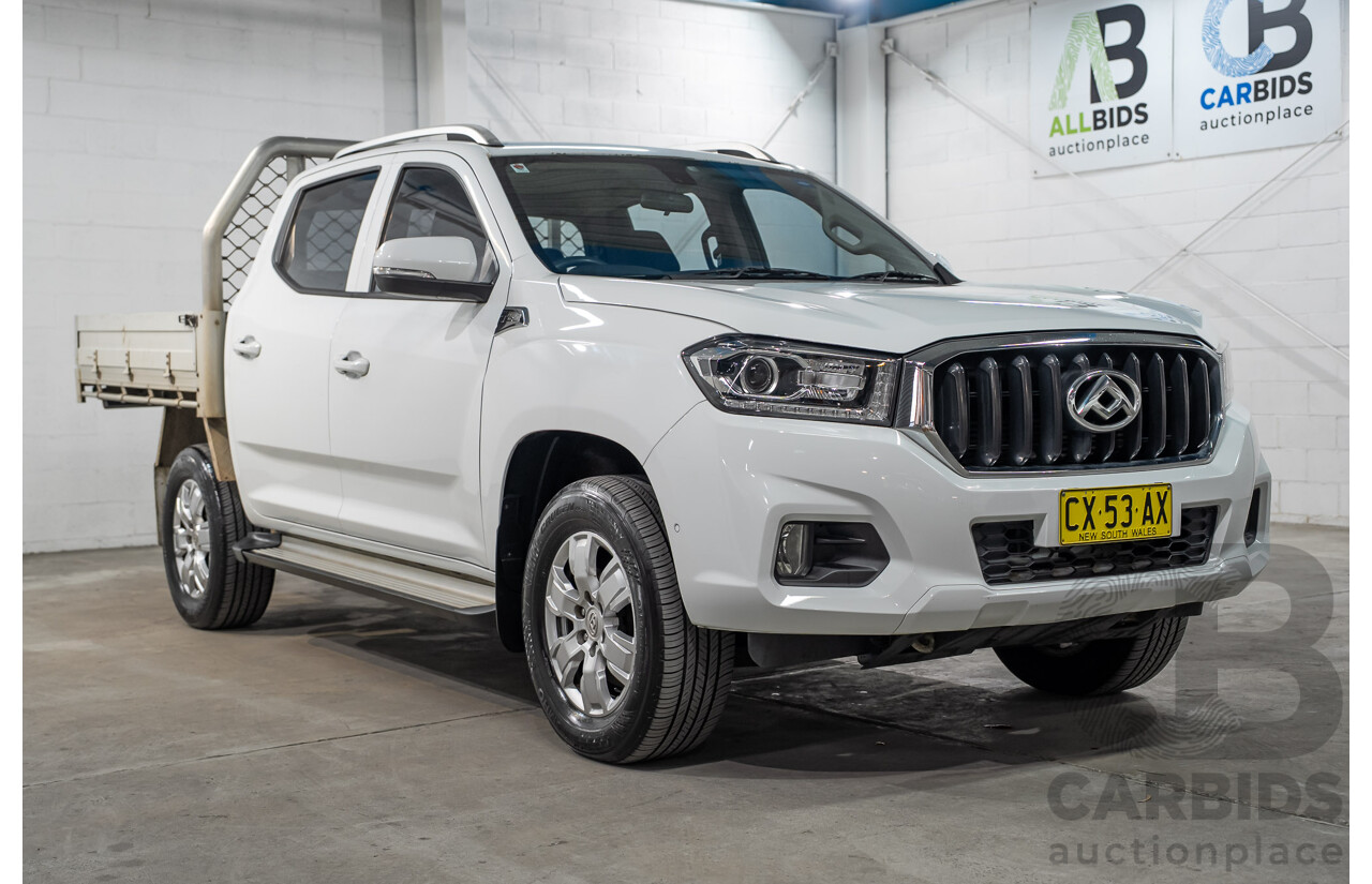 05/2020 LDV T60 Pro (4x4) SK8C Double Cab Utility Blanc White Turbo Diesel 2.8L