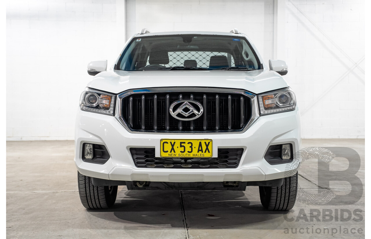 05/2020 LDV T60 Pro (4x4) SK8C Double Cab Utility Blanc White Turbo Diesel 2.8L