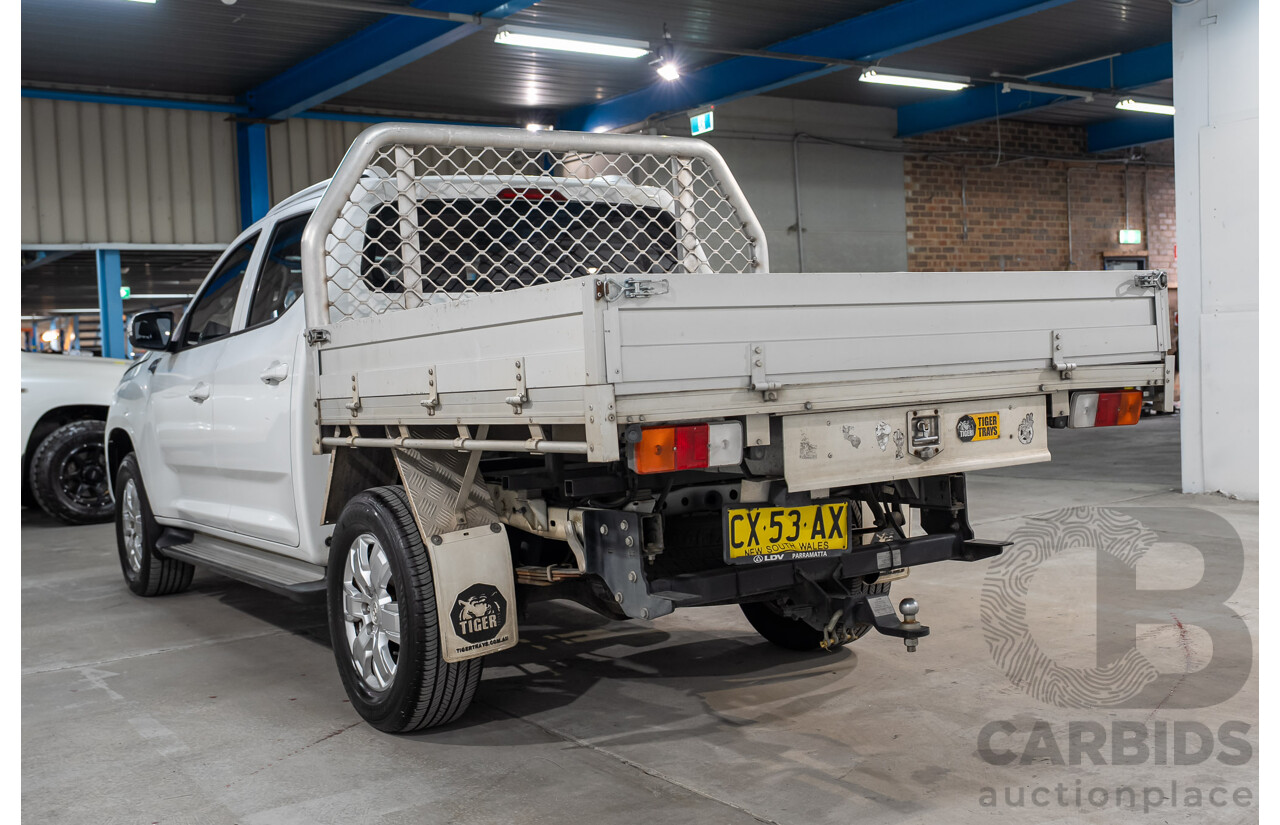 05/2020 LDV T60 Pro (4x4) SK8C Double Cab Utility Blanc White Turbo Diesel 2.8L