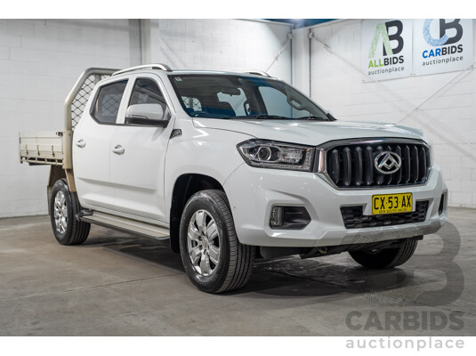 05/2020 LDV T60 Pro (4x4) SK8C Double Cab Utility Blanc White Turbo Diesel 2.8L