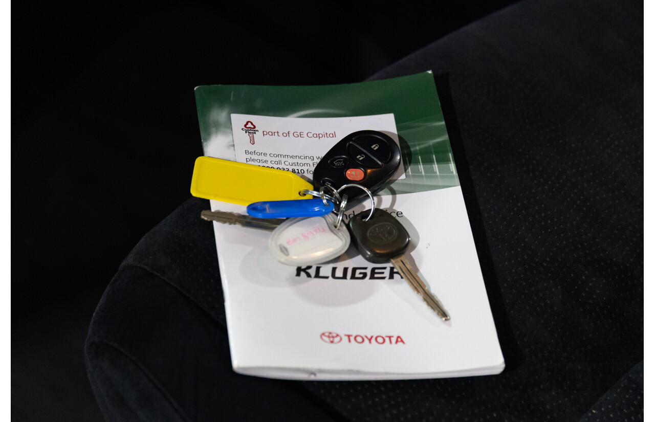 9/2011 Toyota Kluger KX-R (fwd) 5 SEAT GSU40R MY11 UPGRADE 4d Wagon Blizzard 3.5L