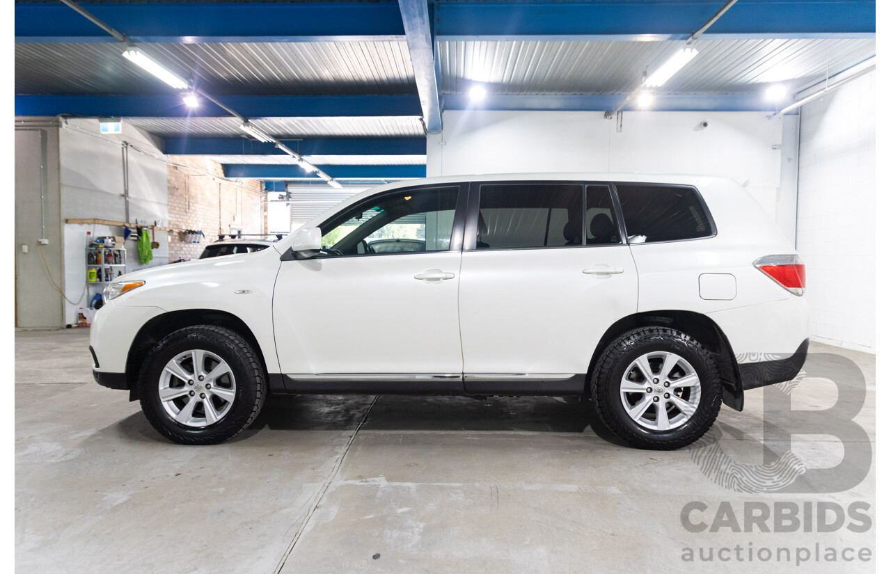 9/2011 Toyota Kluger KX-R (fwd) 5 SEAT GSU40R MY11 UPGRADE 4d Wagon Blizzard 3.5L