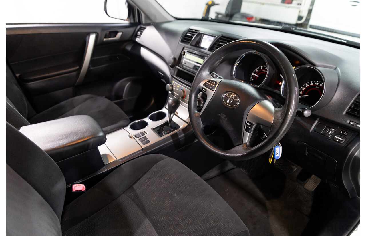 9/2011 Toyota Kluger KX-R (fwd) 5 SEAT GSU40R MY11 UPGRADE 4d Wagon Blizzard 3.5L