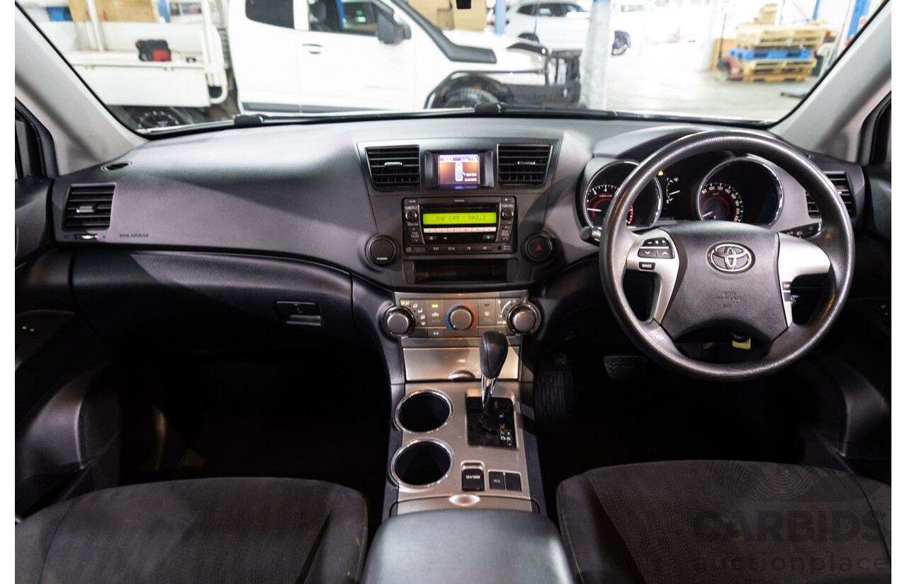9/2011 Toyota Kluger KX-R (fwd) 5 SEAT GSU40R MY11 UPGRADE 4d Wagon Blizzard 3.5L