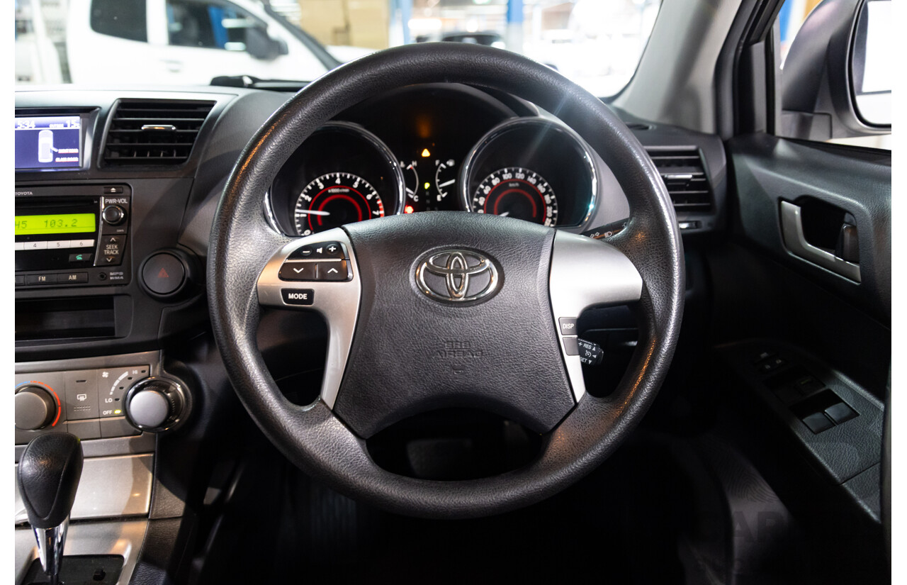 9/2011 Toyota Kluger KX-R (fwd) 5 SEAT GSU40R MY11 UPGRADE 4d Wagon Blizzard 3.5L