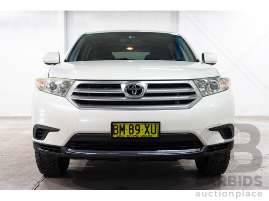 1660469 · 9/2011 Toyota Kluger KX-R (fwd) 5 SEAT GSU40R MY11 UPGRADE 4d Wagon Blizzard 3.5L