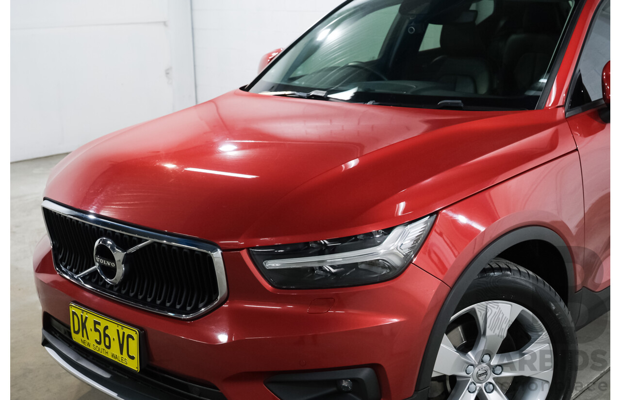06/2018 Volvo XC40 T4 Momentum (FWD) 536 MY19 4d Wagon Fusion Red Metallic 2.0L