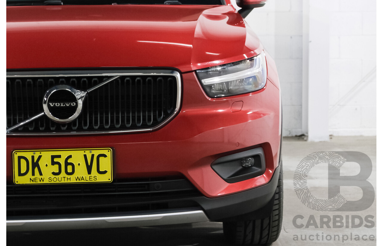 06/2018 Volvo XC40 T4 Momentum (FWD) 536 MY19 4d Wagon Fusion Red Metallic 2.0L