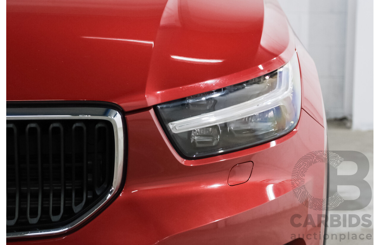 06/2018 Volvo XC40 T4 Momentum (FWD) 536 MY19 4d Wagon Fusion Red Metallic 2.0L