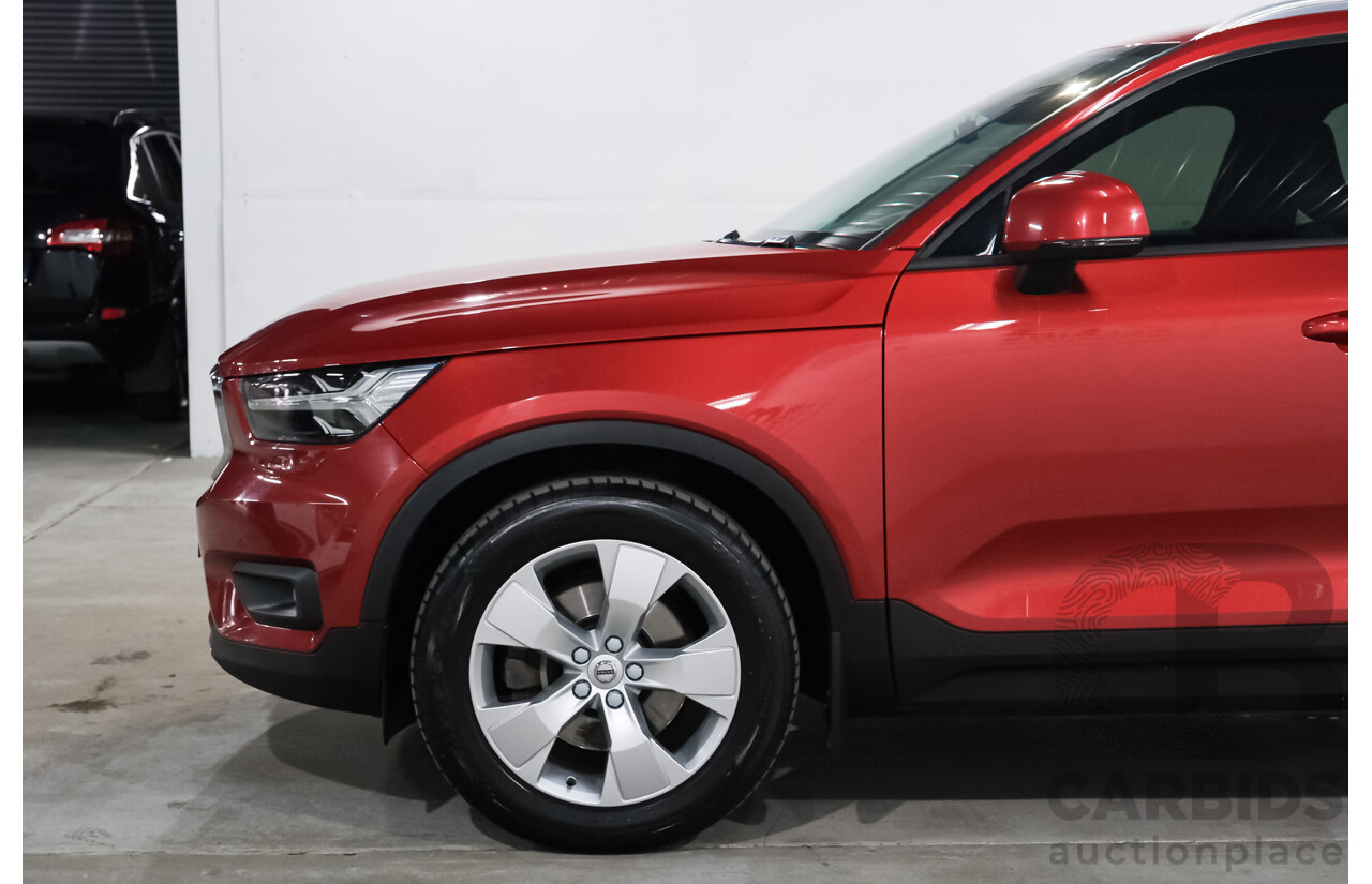 06/2018 Volvo XC40 T4 Momentum (FWD) 536 MY19 4d Wagon Fusion Red Metallic 2.0L
