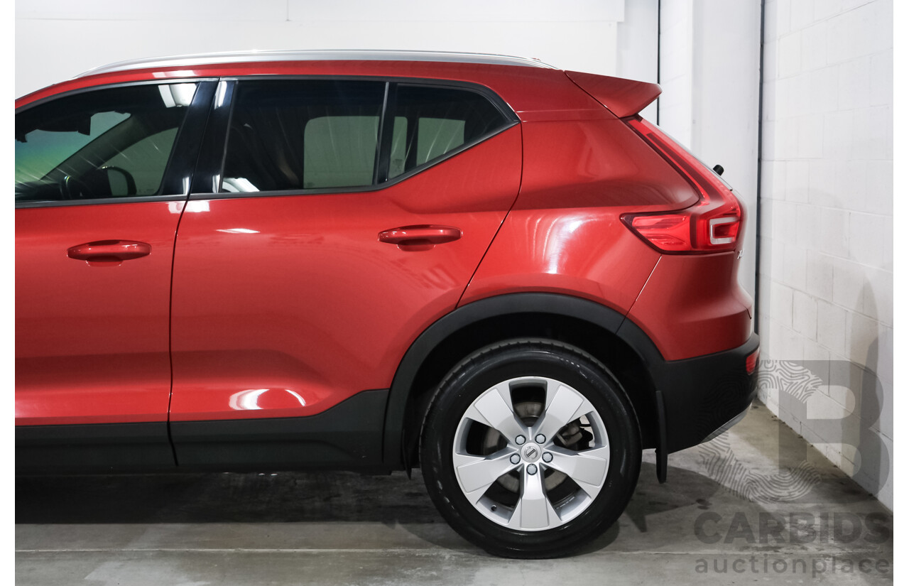 06/2018 Volvo XC40 T4 Momentum (FWD) 536 MY19 4d Wagon Fusion Red Metallic 2.0L