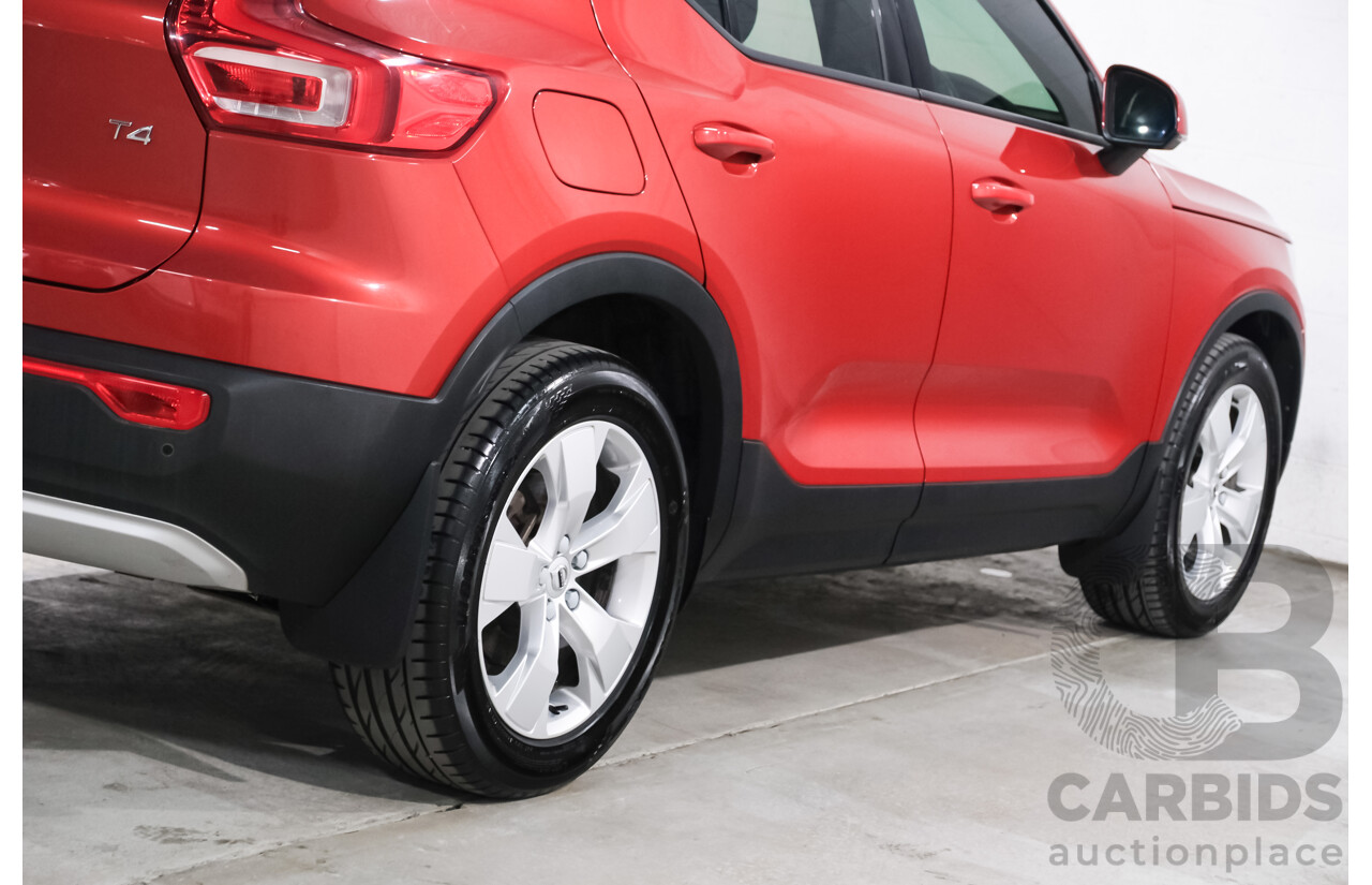 06/2018 Volvo XC40 T4 Momentum (FWD) 536 MY19 4d Wagon Fusion Red Metallic 2.0L