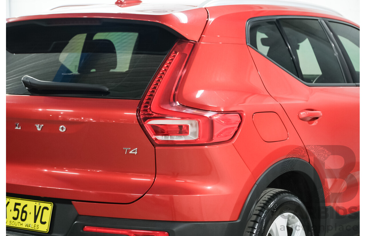 06/2018 Volvo XC40 T4 Momentum (FWD) 536 MY19 4d Wagon Fusion Red Metallic 2.0L
