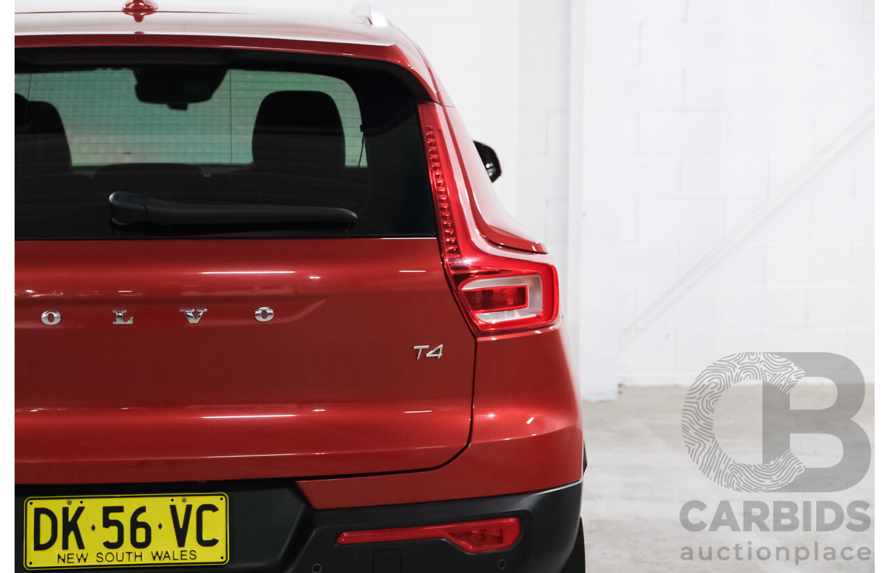 06/2018 Volvo XC40 T4 Momentum (FWD) 536 MY19 4d Wagon Fusion Red Metallic 2.0L