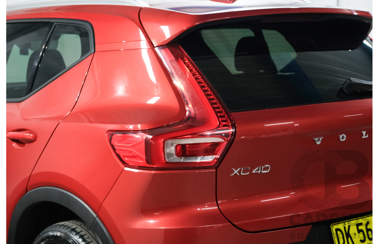06/2018 Volvo XC40 T4 Momentum (FWD) 536 MY19 4d Wagon Fusion Red Metallic 2.0L