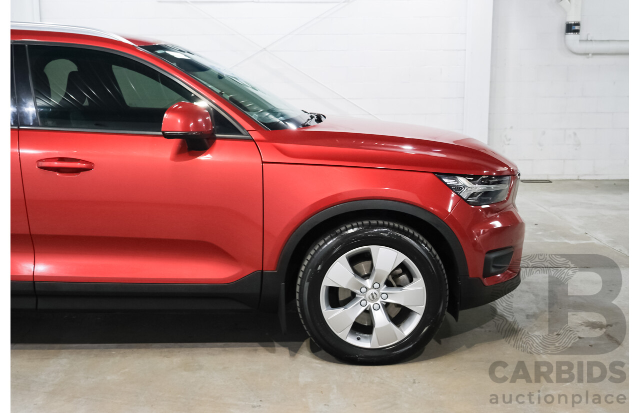 06/2018 Volvo XC40 T4 Momentum (FWD) 536 MY19 4d Wagon Fusion Red Metallic 2.0L
