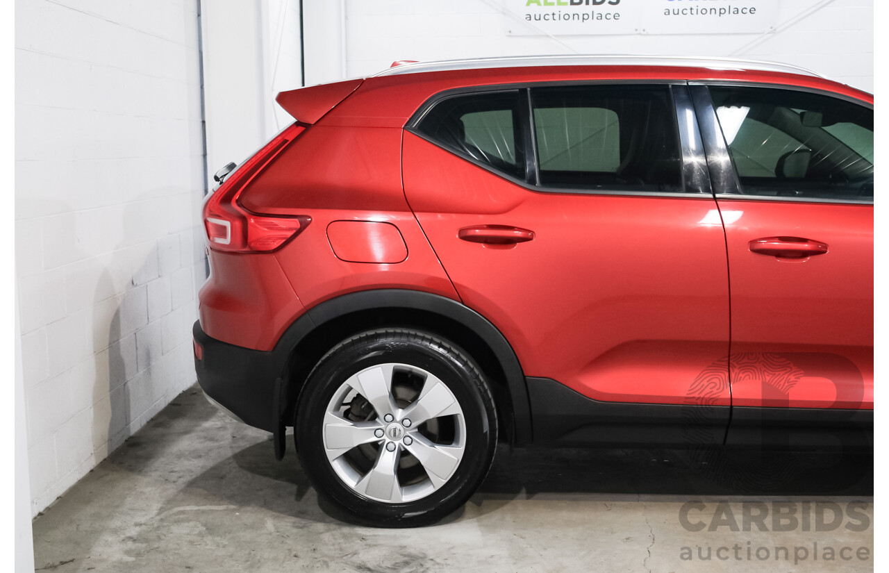 06/2018 Volvo XC40 T4 Momentum (FWD) 536 MY19 4d Wagon Fusion Red Metallic 2.0L