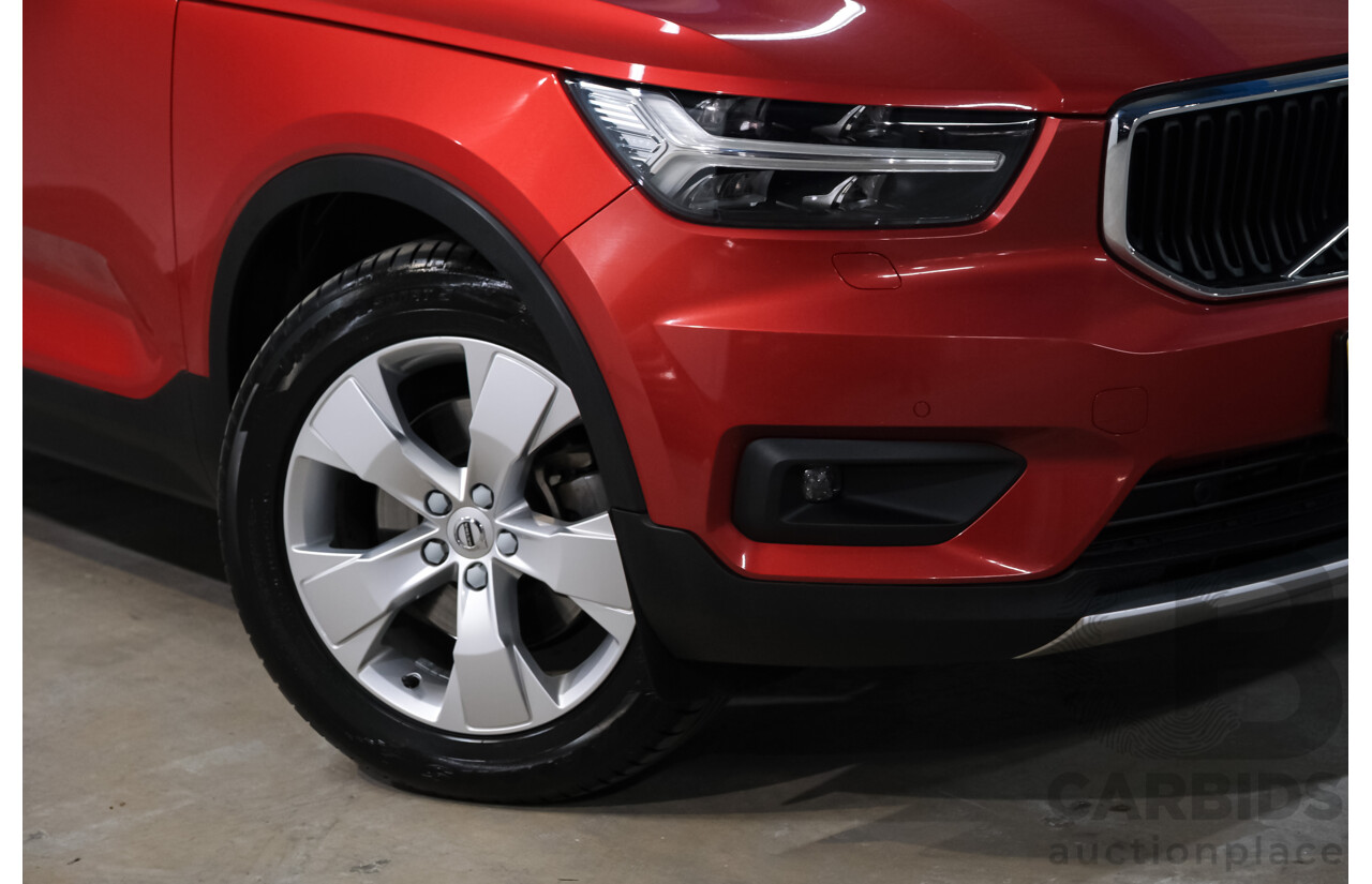 06/2018 Volvo XC40 T4 Momentum (FWD) 536 MY19 4d Wagon Fusion Red Metallic 2.0L
