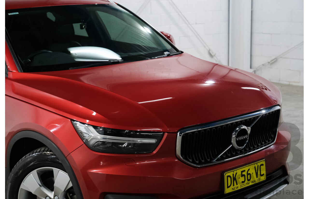 06/2018 Volvo XC40 T4 Momentum (FWD) 536 MY19 4d Wagon Fusion Red Metallic 2.0L
