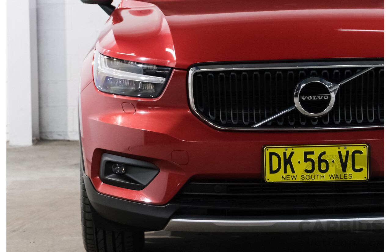 06/2018 Volvo XC40 T4 Momentum (FWD) 536 MY19 4d Wagon Fusion Red Metallic 2.0L