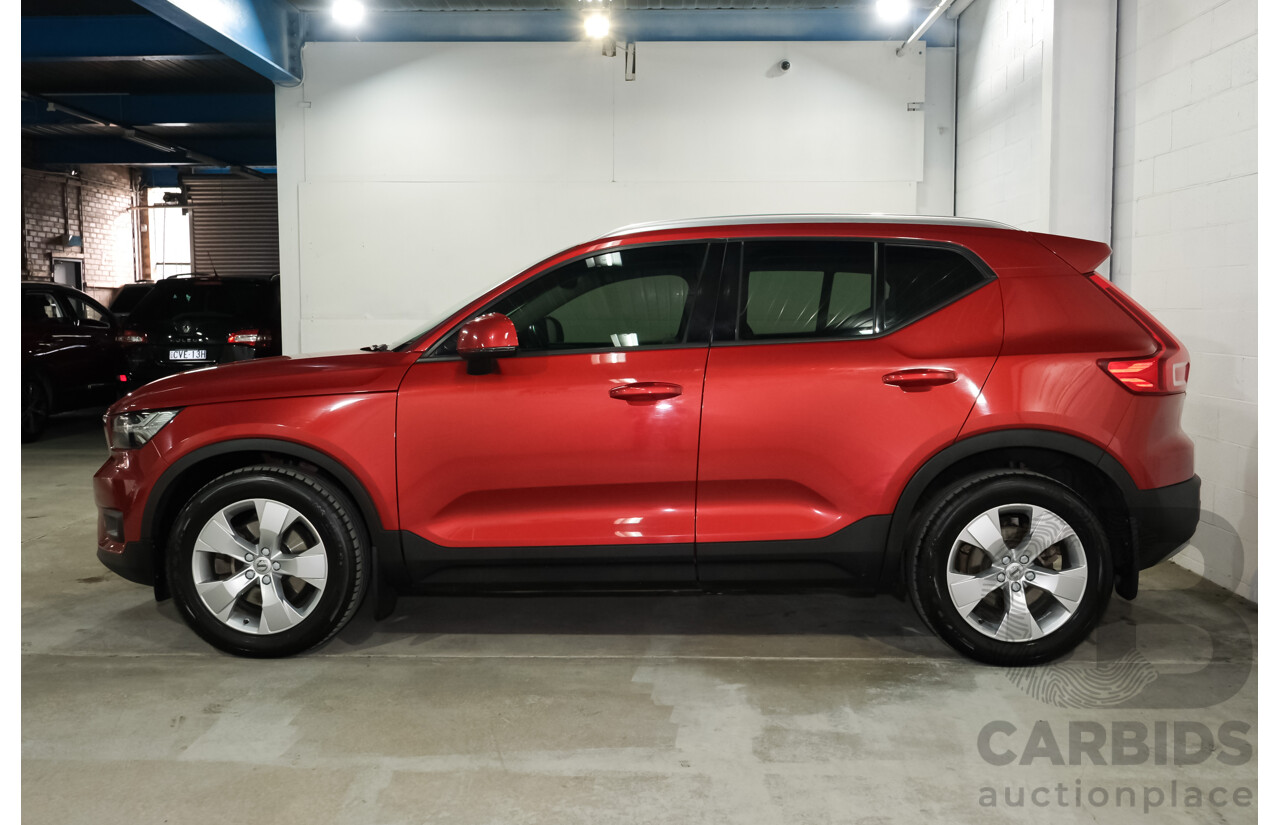 06/2018 Volvo XC40 T4 Momentum (FWD) 536 MY19 4d Wagon Fusion Red Metallic 2.0L