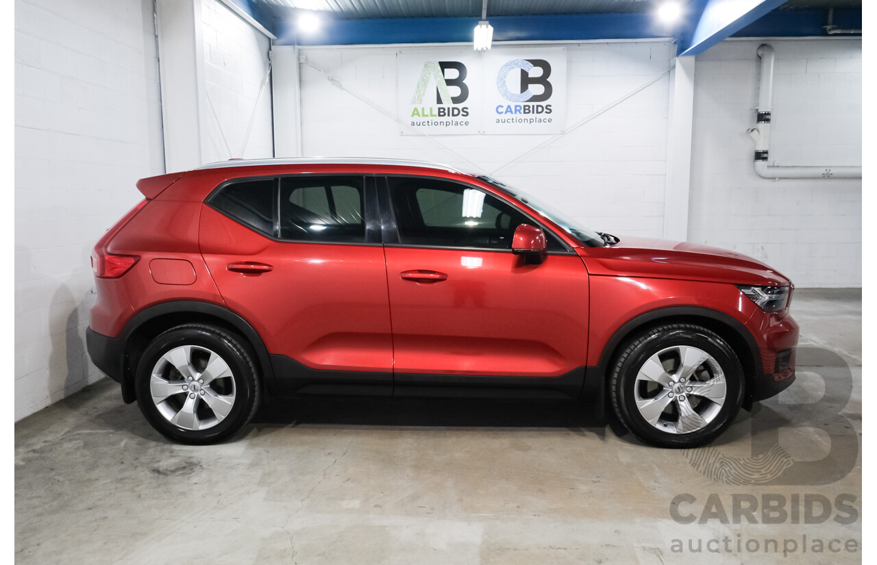 06/2018 Volvo XC40 T4 Momentum (FWD) 536 MY19 4d Wagon Fusion Red Metallic 2.0L