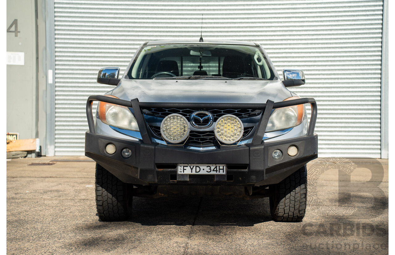 9/2011 Mazda BT-50 XTR (4x4) Dual Cab Utility Silver Or Chrome 3.2L