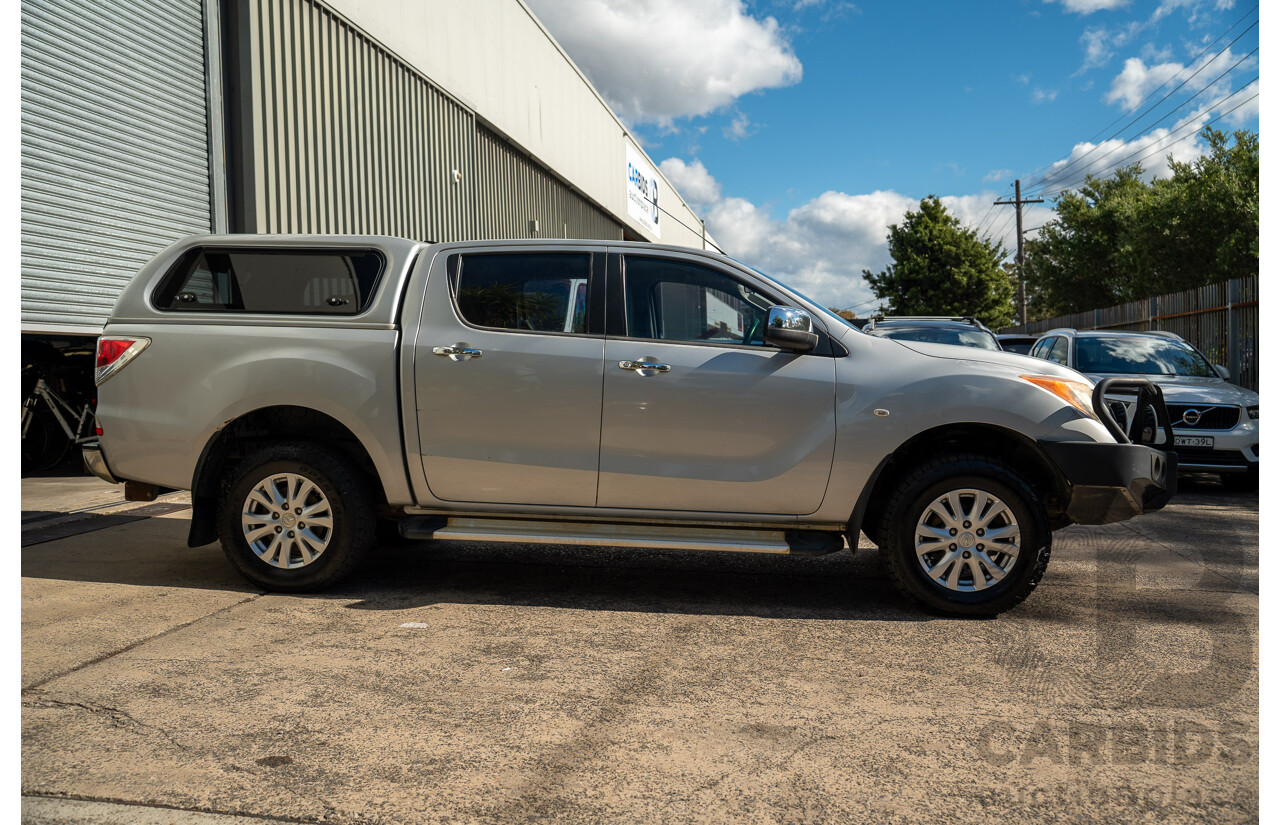 9/2011 Mazda BT-50 XTR (4x4) Dual Cab Utility Silver Or Chrome 3.2L
