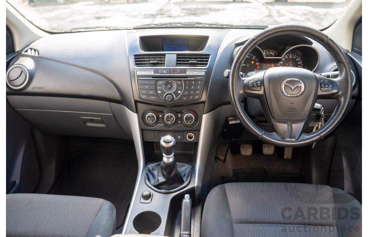 9/2011 Mazda BT-50 XTR (4x4)  Dual Cab Utility Silver Or Chrome 3.2L