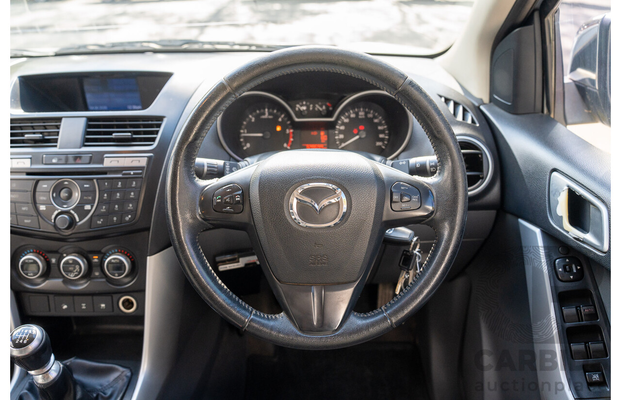 9/2011 Mazda BT-50 XTR (4x4)  Dual Cab Utility Silver Or Chrome 3.2L