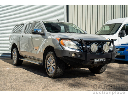 9/2011 Mazda BT-50 XTR (4x4)  Dual Cab Utility Silver Or Chrome 3.2L