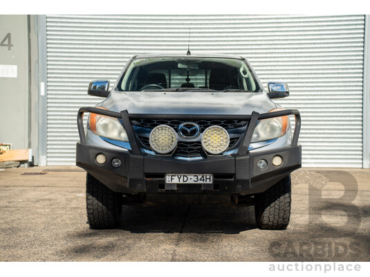 1661955 · 9/2011 Mazda BT-50 XTR (4x4)  Dual Cab Utility Silver Or Chrome 3.2L
