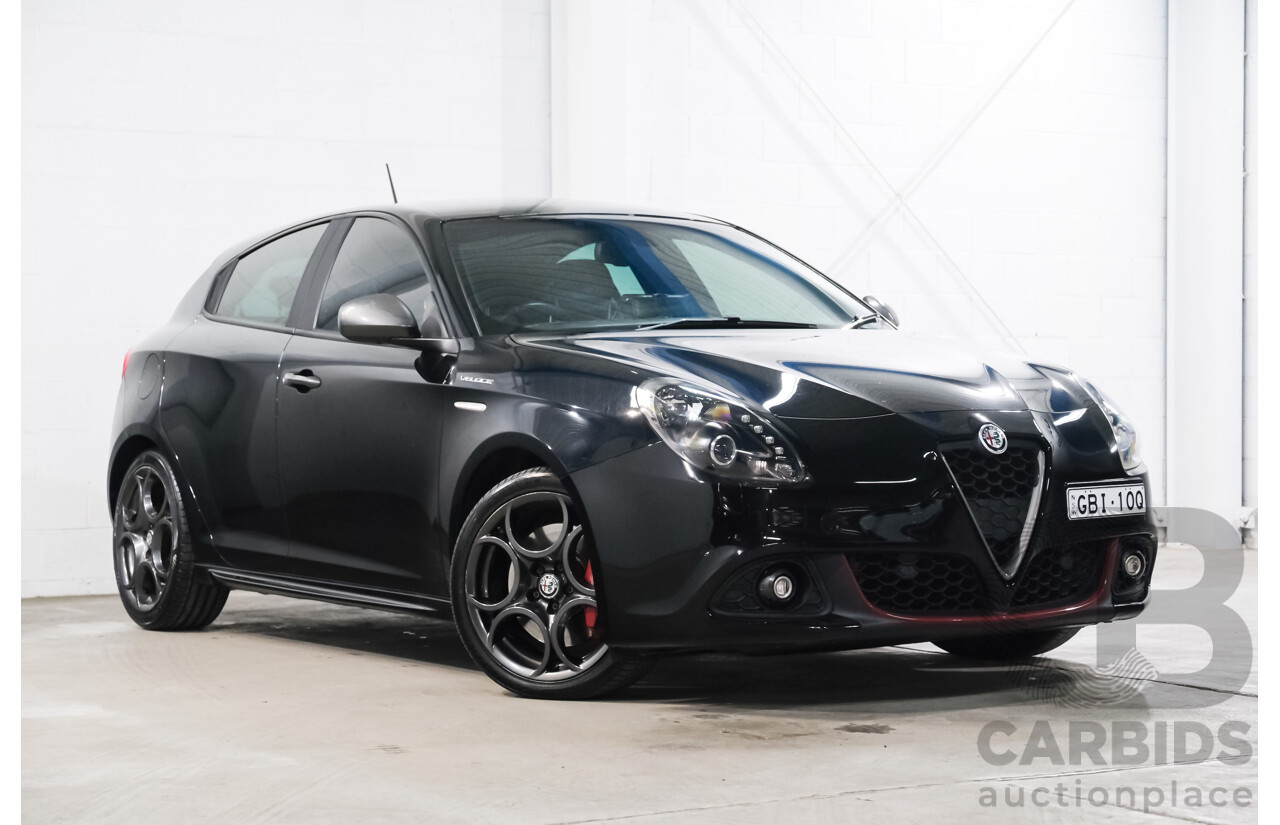 10/2017 Alfa Romeo Giulietta Veloce TCT (FWD) Series 2 5d Hatchback Alfa Black Turbo 1.7L