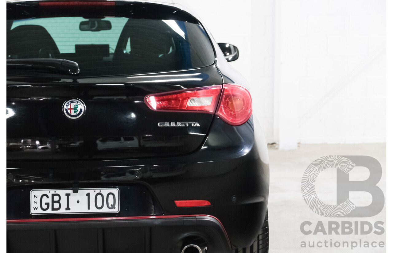 10/2017 Alfa Romeo Giulietta Veloce TCT (FWD) Series 2 5d Hatchback Alfa Black Turbo 1.7L